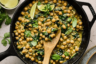 Adapted chickpea recipe